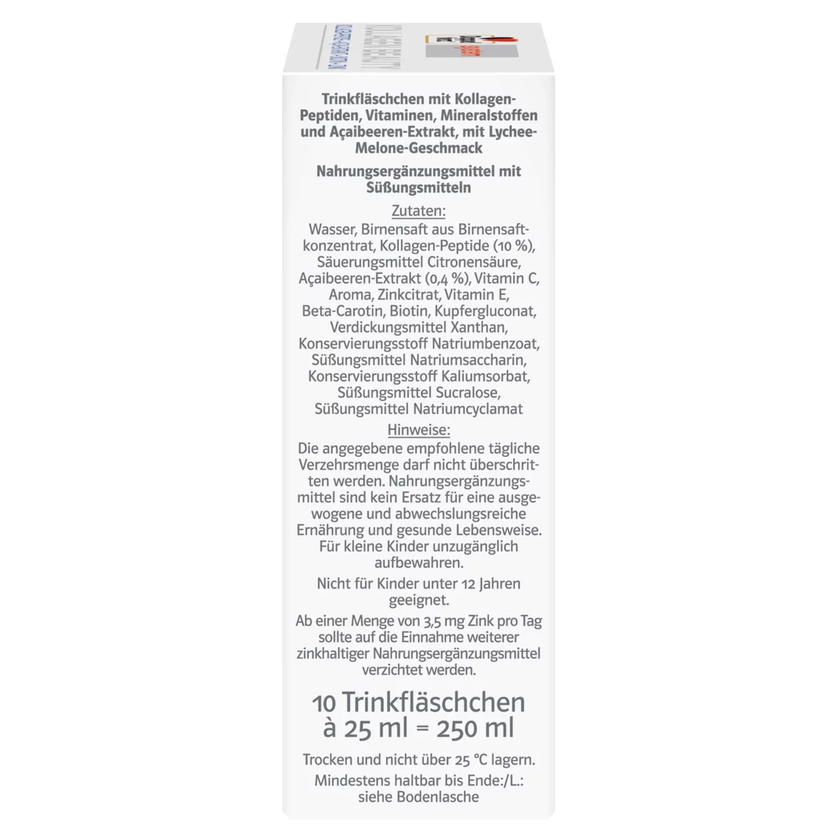 Doppelherz system KOLLAGEN BEAUTY Seitenansicht rechts