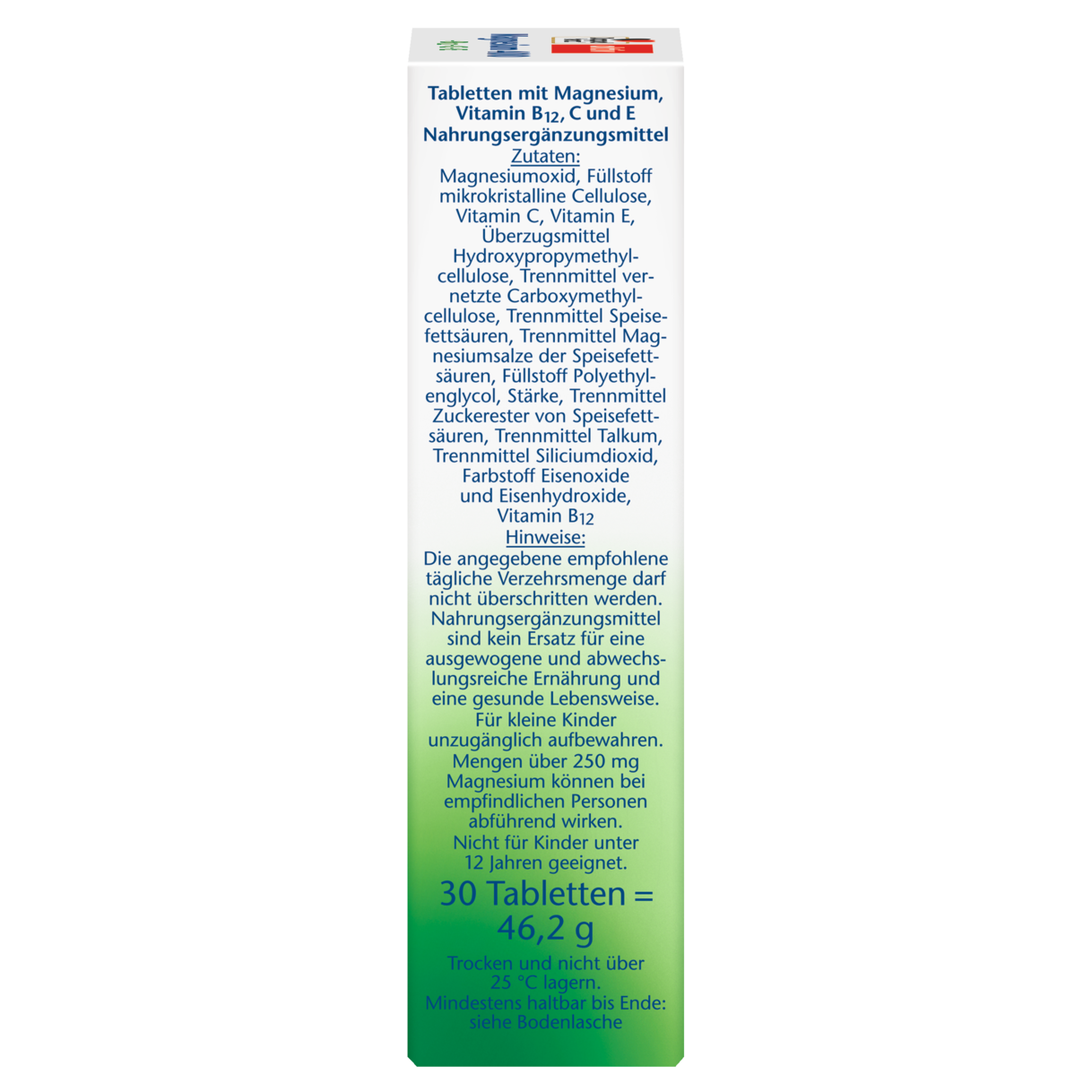 Magnesium 400 + B12 + C + E