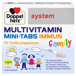 Doppelherz system MULTIVITAMIN MINI-TABS family Frontansicht