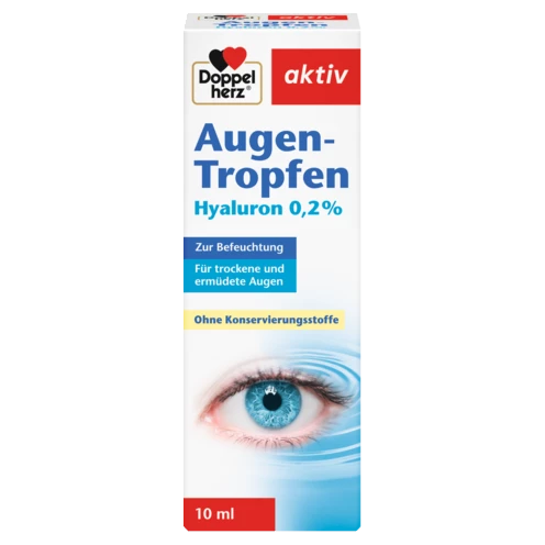 Doppelherz aktiv Augen-Tropfen Frontansicht