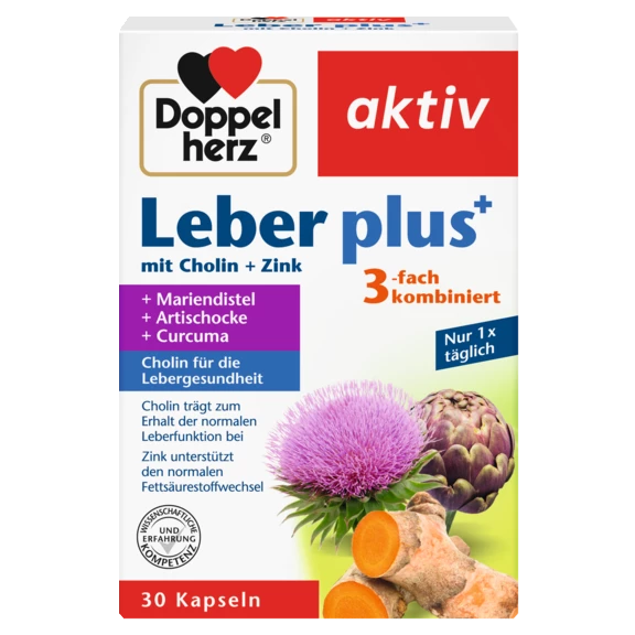 Doppelherz aktiv Leber plus Frontansicht