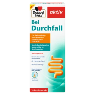 Doppelherz aktiv Bei Durchfall  Frontansicht