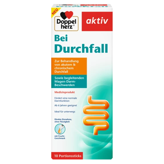 Doppelherz aktiv Bei Durchfall  Frontansicht