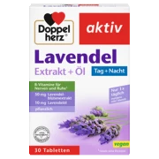 Doppelherz aktiv Lavendel Extrakt + Öl Frontansicht