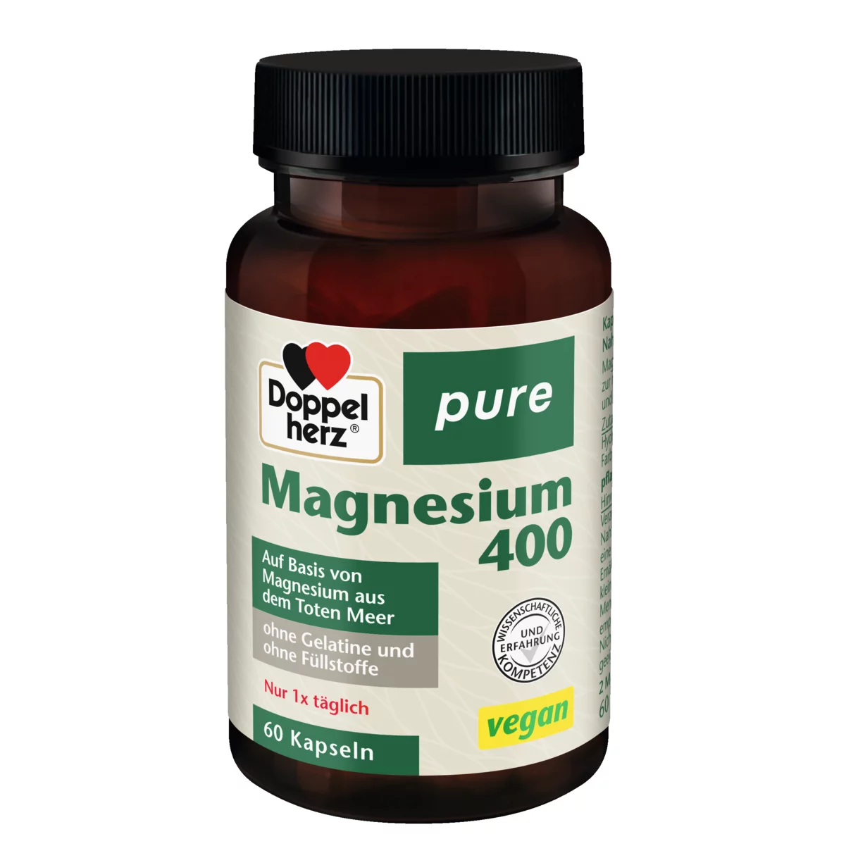 Doppelherz pure Magnesium 400 Frontansicht