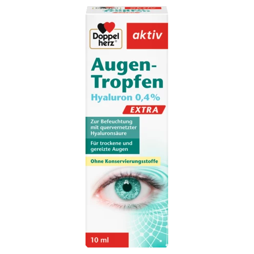 Doppelherz aktiv Augen-Tropfen Extra Frontansicht