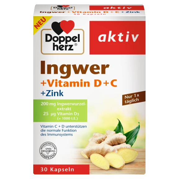 Doppelherz aktiv Ingwer Frontansicht
