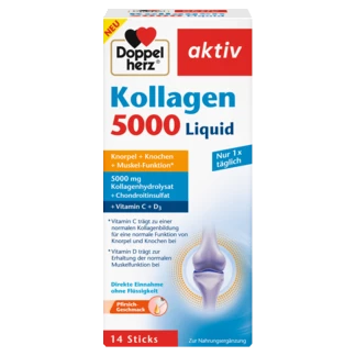 Doppelherz aktiv Kollagen 5000 Liquid Frontansicht