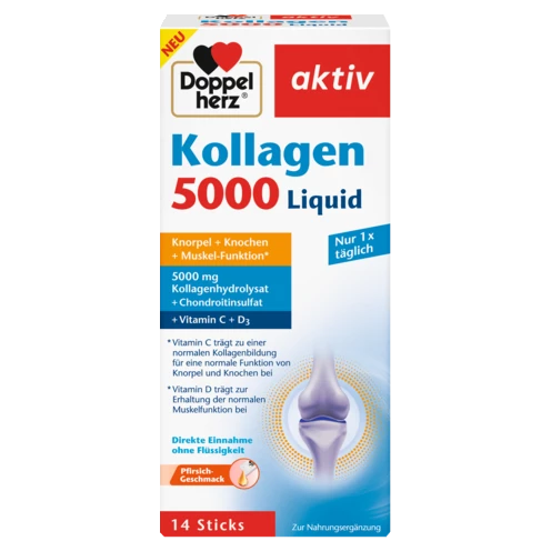 Doppelherz aktiv Kollagen 5000 Liquid Frontansicht
