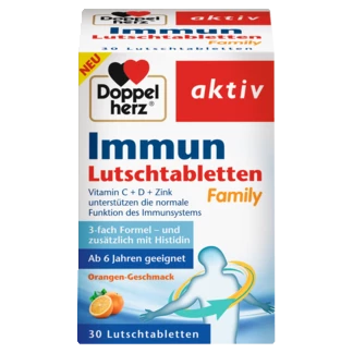 Doppelherz aktiv Immun Lutschtabletten Family Frontansicht