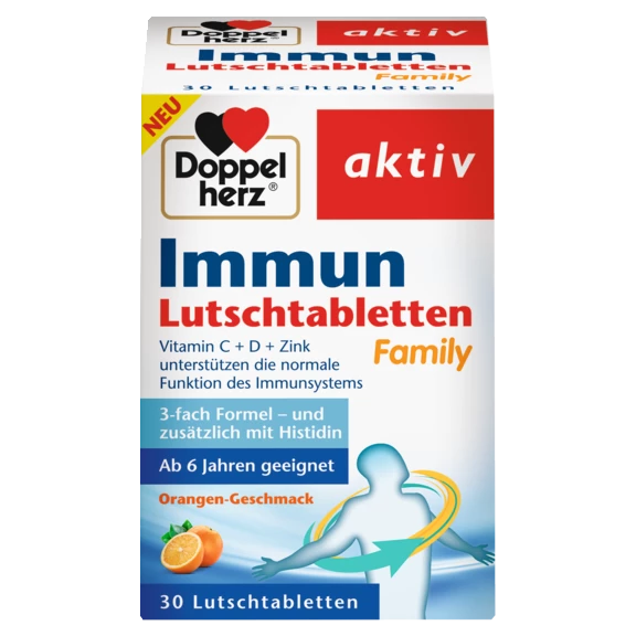 Doppelherz aktiv Immun Lutschtabletten Family Frontansicht