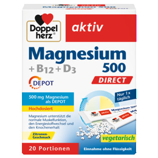 Magnesium 500 + B12 + D3 DIRECT DEPOT