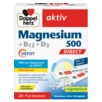Doppelherz aktiv Magnesium 500 + B12 + D3 DIRECT DEPOT Frontansicht
