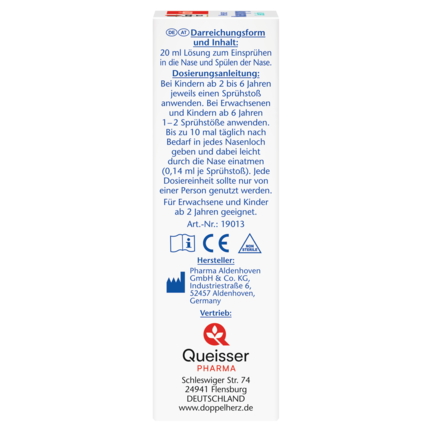 Meerwasser Nasenspray Sensitiv