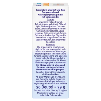 Doppelherz system VITAMIN C 750 DEPOT Seitenansicht rechts