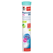 Doppelherz aktiv Magnesium 500 + B12 Brausetabletten Frontansicht
