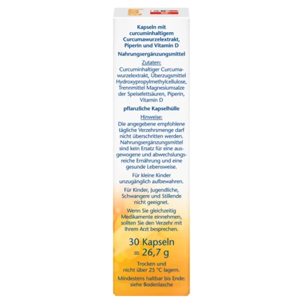 Doppelherz aktiv Curcuma 750 Seitenansicht rechts