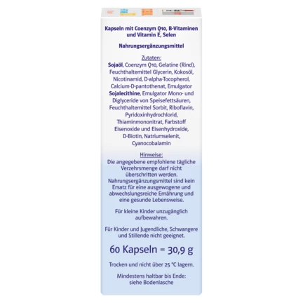 Doppelherz system Q10 UBIQUINOL 100 Seitenansicht rechts