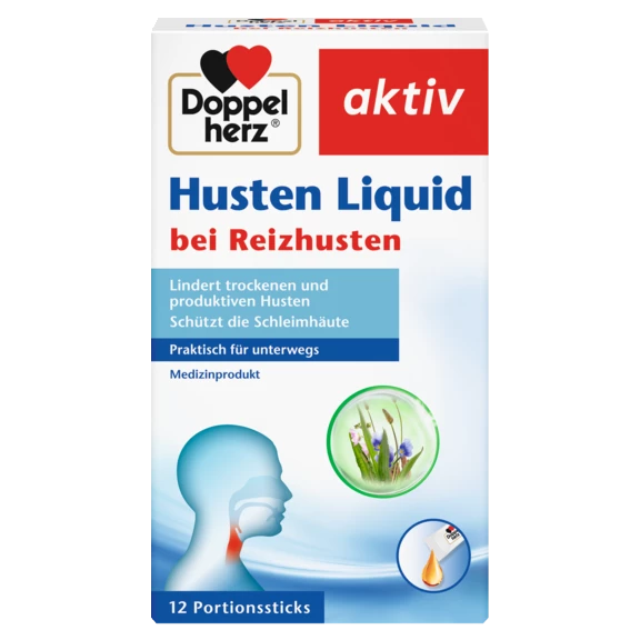 Doppelherz aktiv Husten Liquid Frontansicht