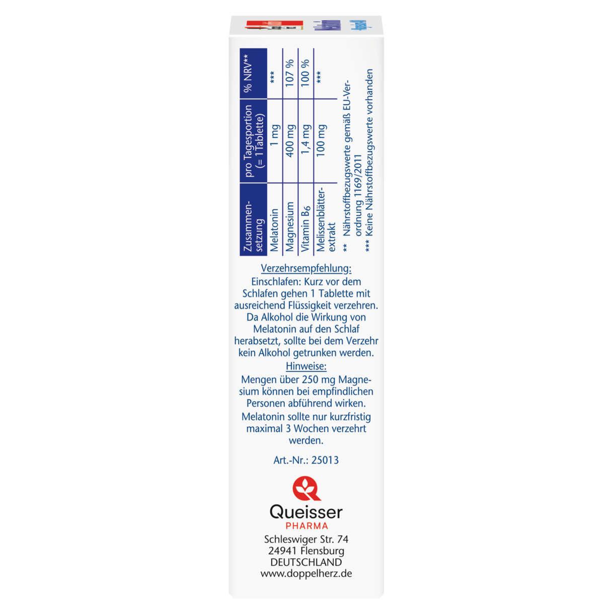 Melatonin + Magnesium 400