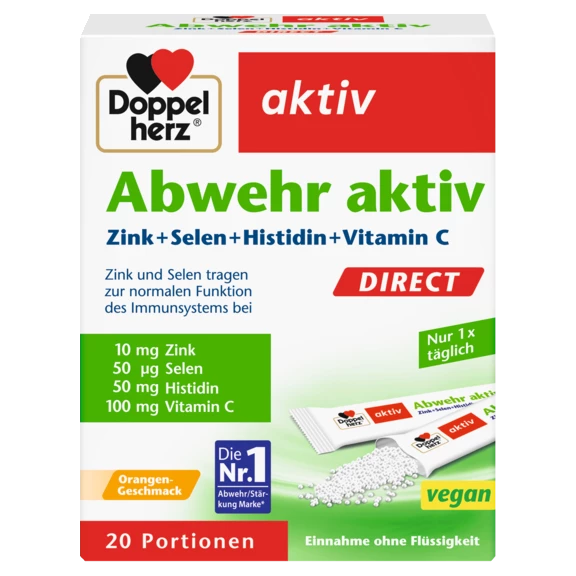 Doppelherz aktiv Abwehr aktiv DIRECT Frontansicht