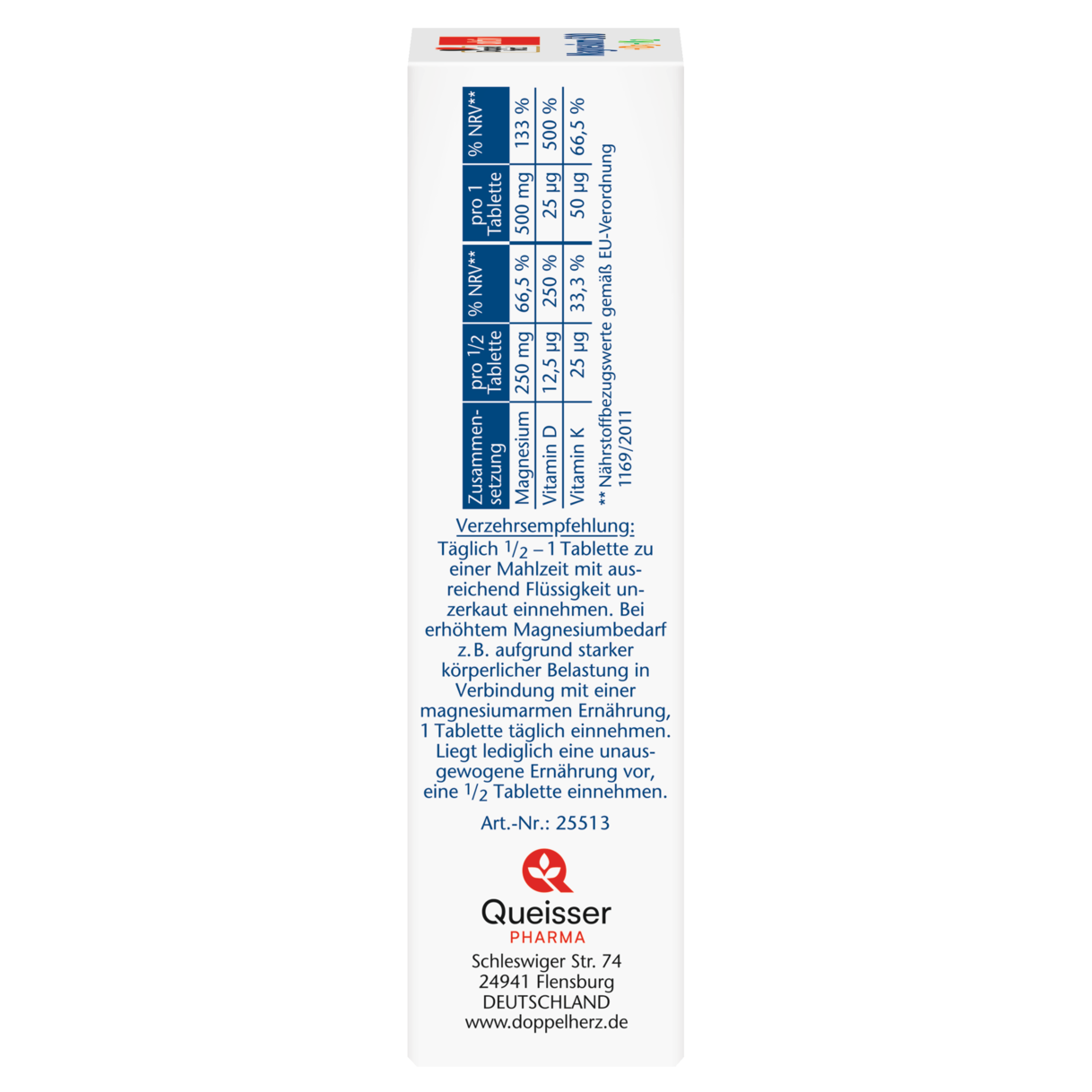 Magnesium 500 + D3 + K2
