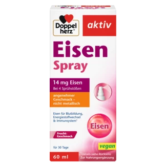 Doppelherz aktiv Eisen Spray Frontansicht