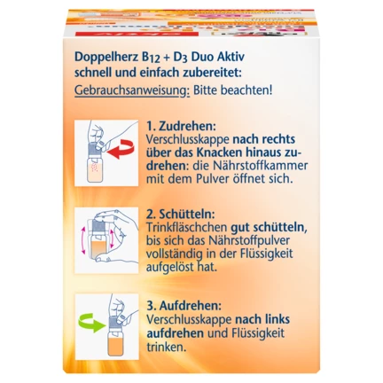 Doppelherz aktiv B12 + D3 Duo Aktiv Seitenansicht rechts