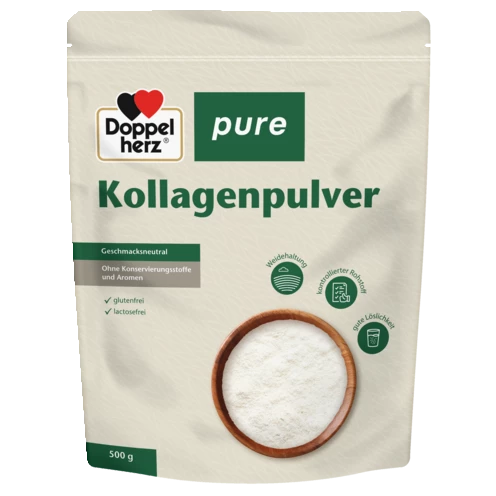 Doppelherz pure Kollagenpulver Frontansicht