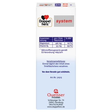 Doppelherz system MAGNESIUM 400 LIQUID Seitenansicht links