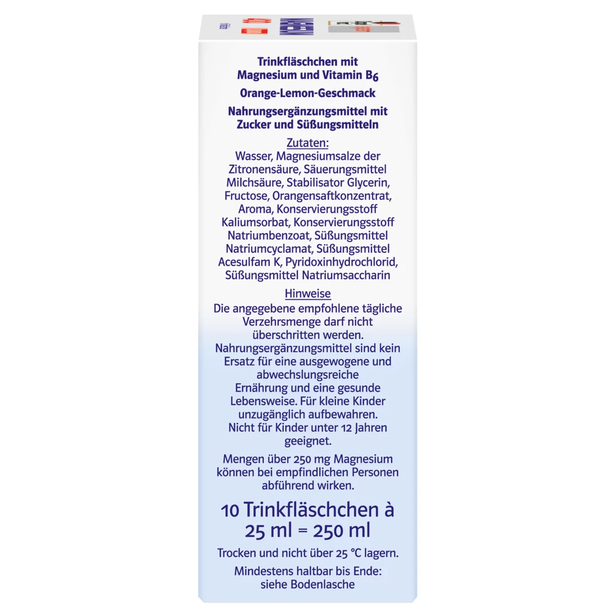 Doppelherz system MAGNESIUM 400 LIQUID Seitenansicht rechts