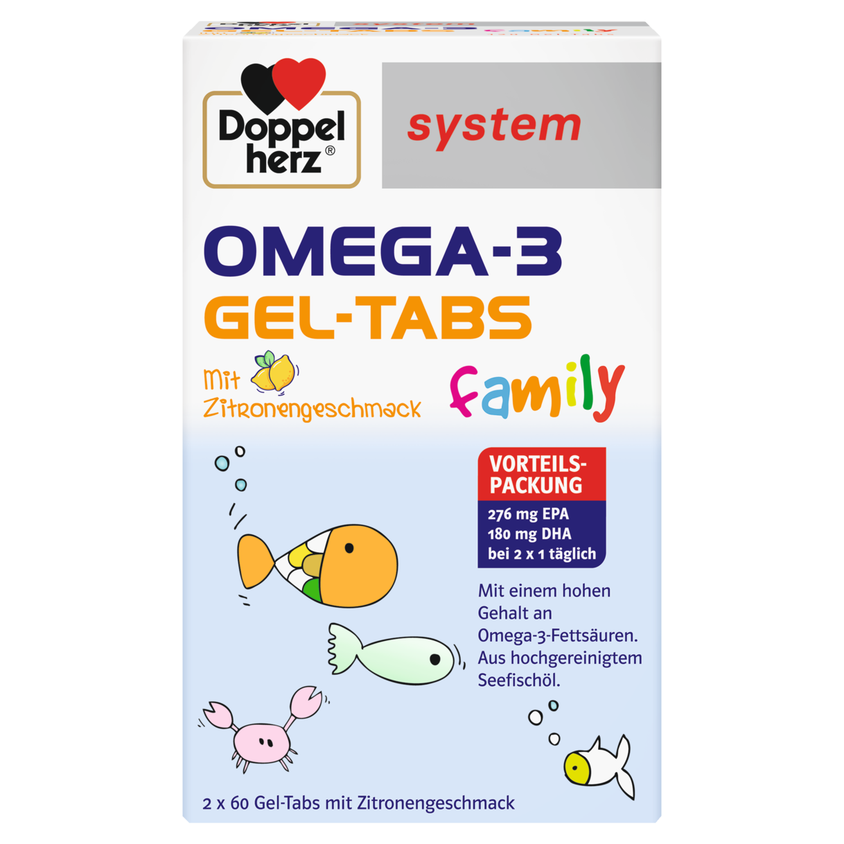 OMEGA-3 family Zitrone