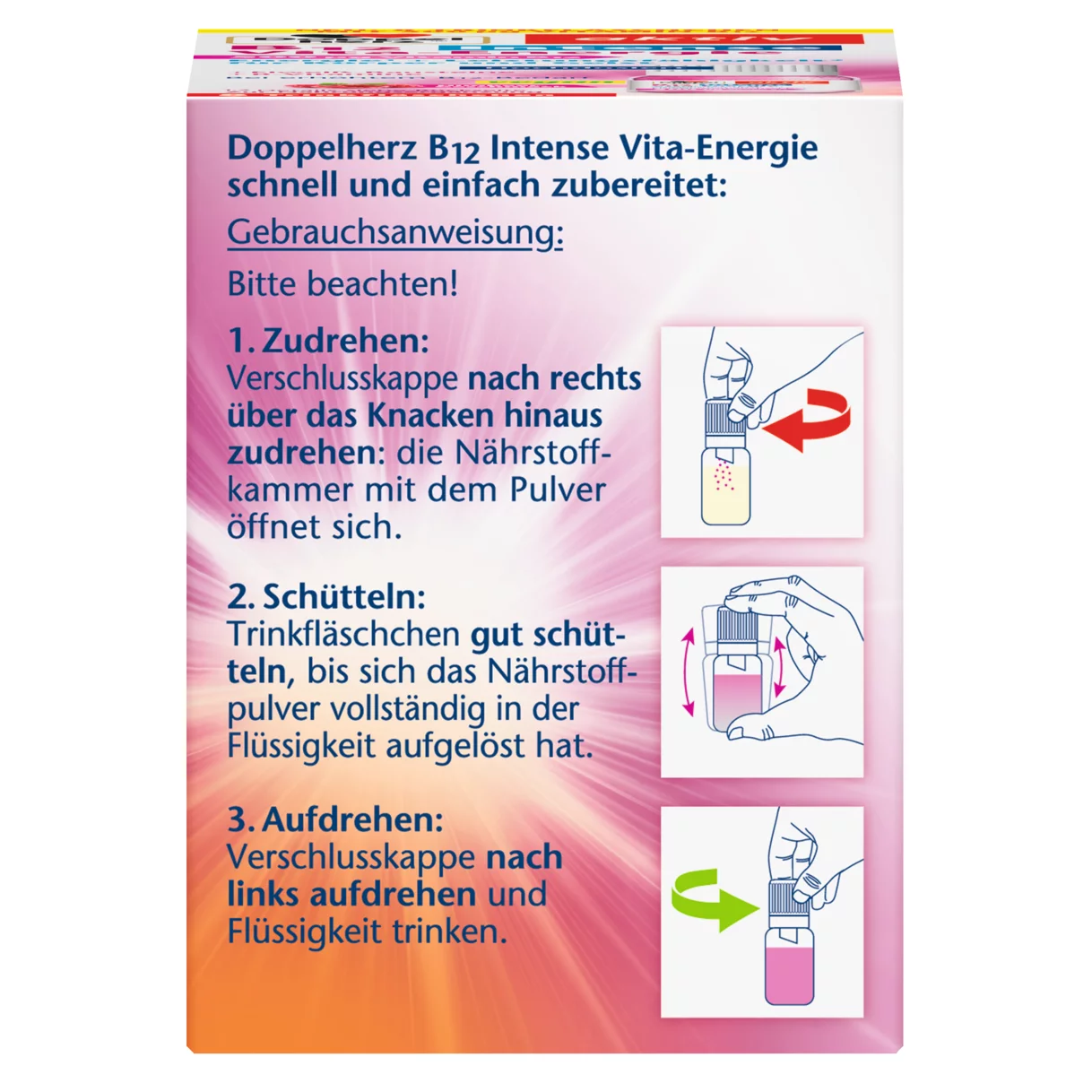 Doppelherz aktiv B12 Vita-Energie Intense Seitenansicht rechts
