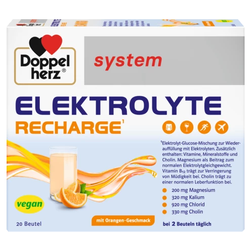 Doppelherz system ELEKTROLYTE RECHARGE Frontansicht
