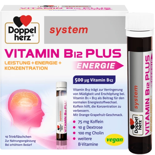 Doppelherz system VITAMIN B12 PLUS ENERGIE Frontansicht