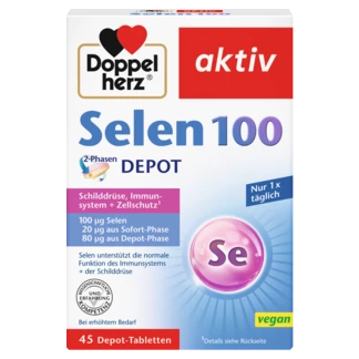 Doppelherz aktiv Selen 100 Frontansicht