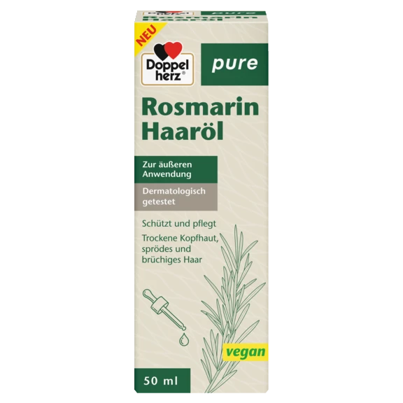 Doppelherz pure Rosmarin Haaröl Frontansicht
