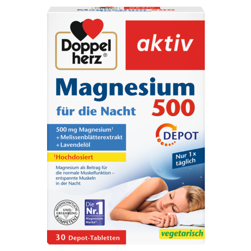 Magnesium 500 für die Nacht