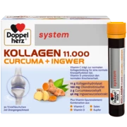 Doppelherz system KOLLAGEN 11.000 CURCUMA + INGWER Frontansicht