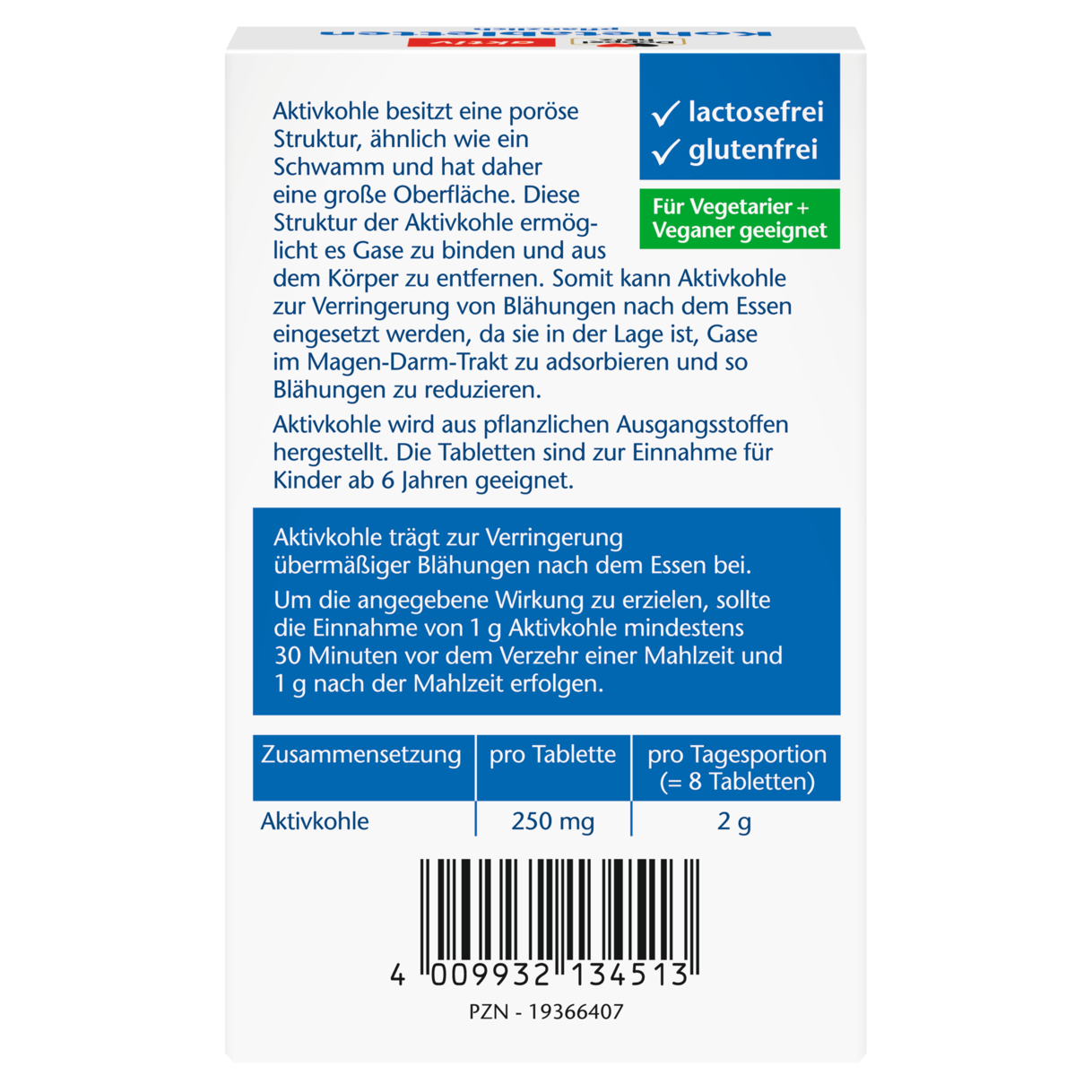 Kohletabletten