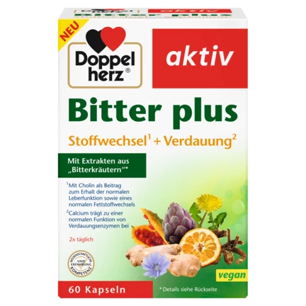 Doppelherz aktiv Bitter plus Frontansicht