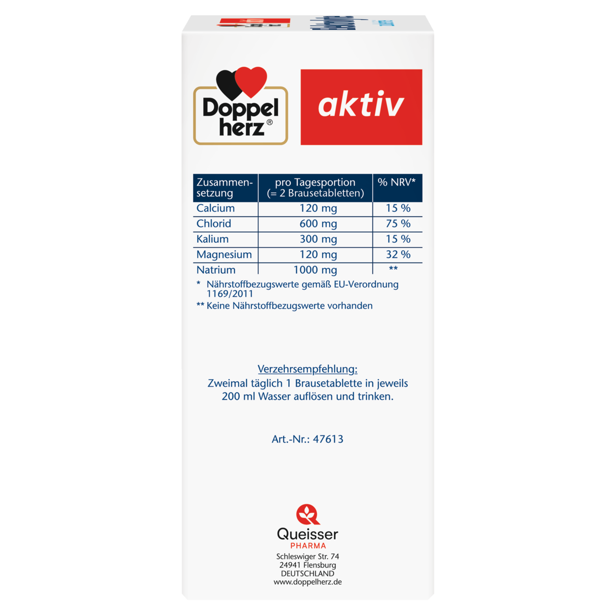 Elektrolyte Brausetabletten