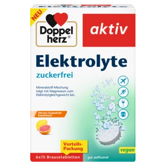 Doppelherz aktiv Elektrolyte Brausetabletten Frontansicht