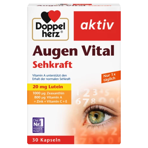 Doppelherz aktiv Augen Vital Sehkraft Frontansicht