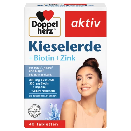 Doppelherz aktiv Kieselerde Frontansicht