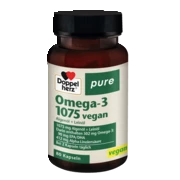 Doppelherz pure Omega-3 1075 vegan Frontansicht
