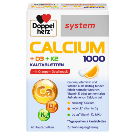 CALCIUM 1000 + D3 + K2