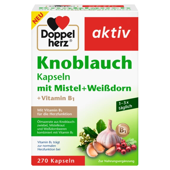 Doppelherz aktiv Knoblauch Kapseln Frontansicht