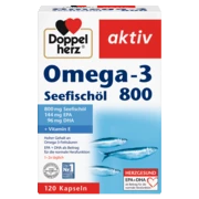 Doppelherz aktiv Omega-3 Seefischöl 800 Frontansicht