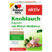 Abbildung der Produktverpackung Doppelherz aktiv Knoblauch Kapseln Frontansicht